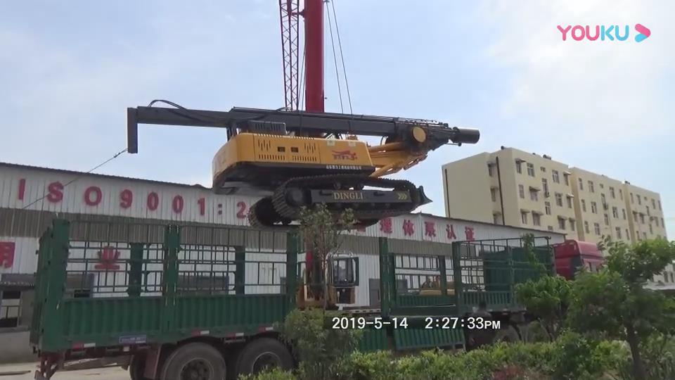 黑龙江绥化轮式旋挖钻机准备发车